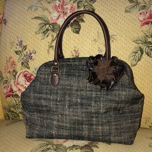 NWOT Handmade Tweed Purse with Beautiful Lining 👜